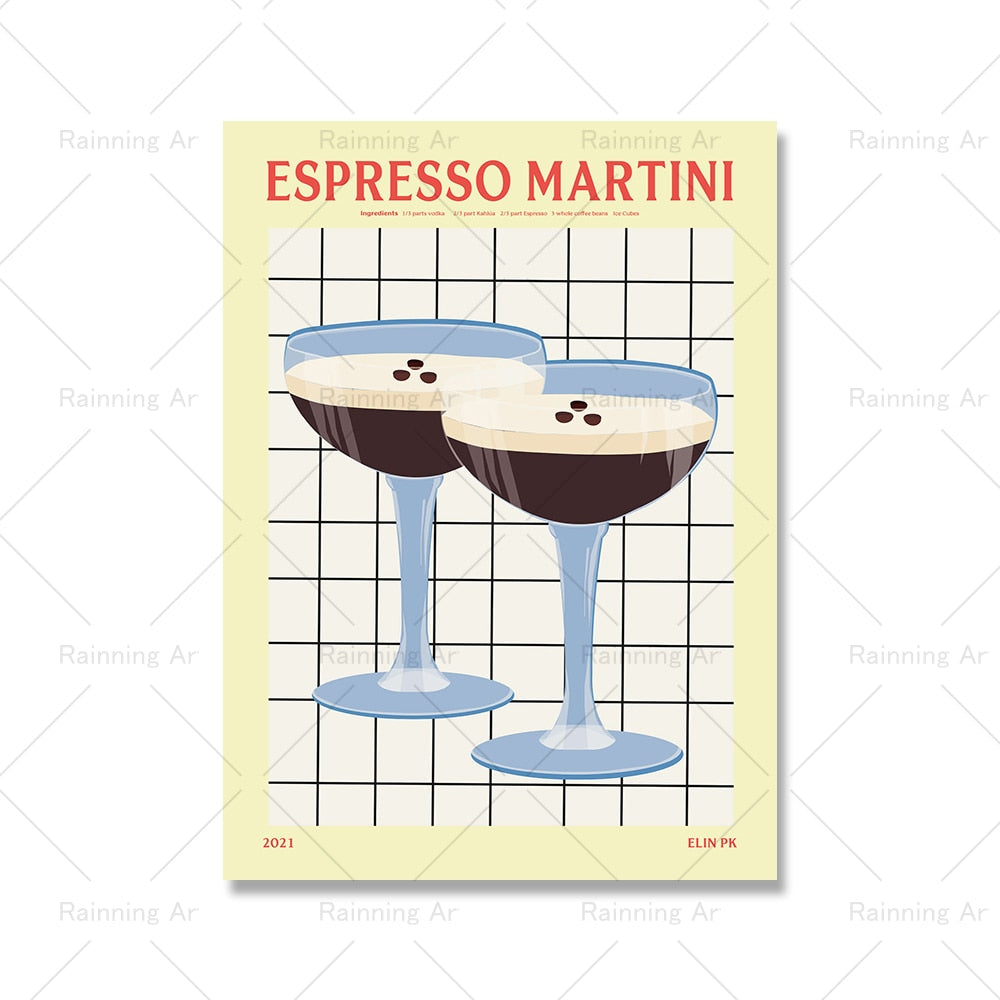 Vintage Drink Prints